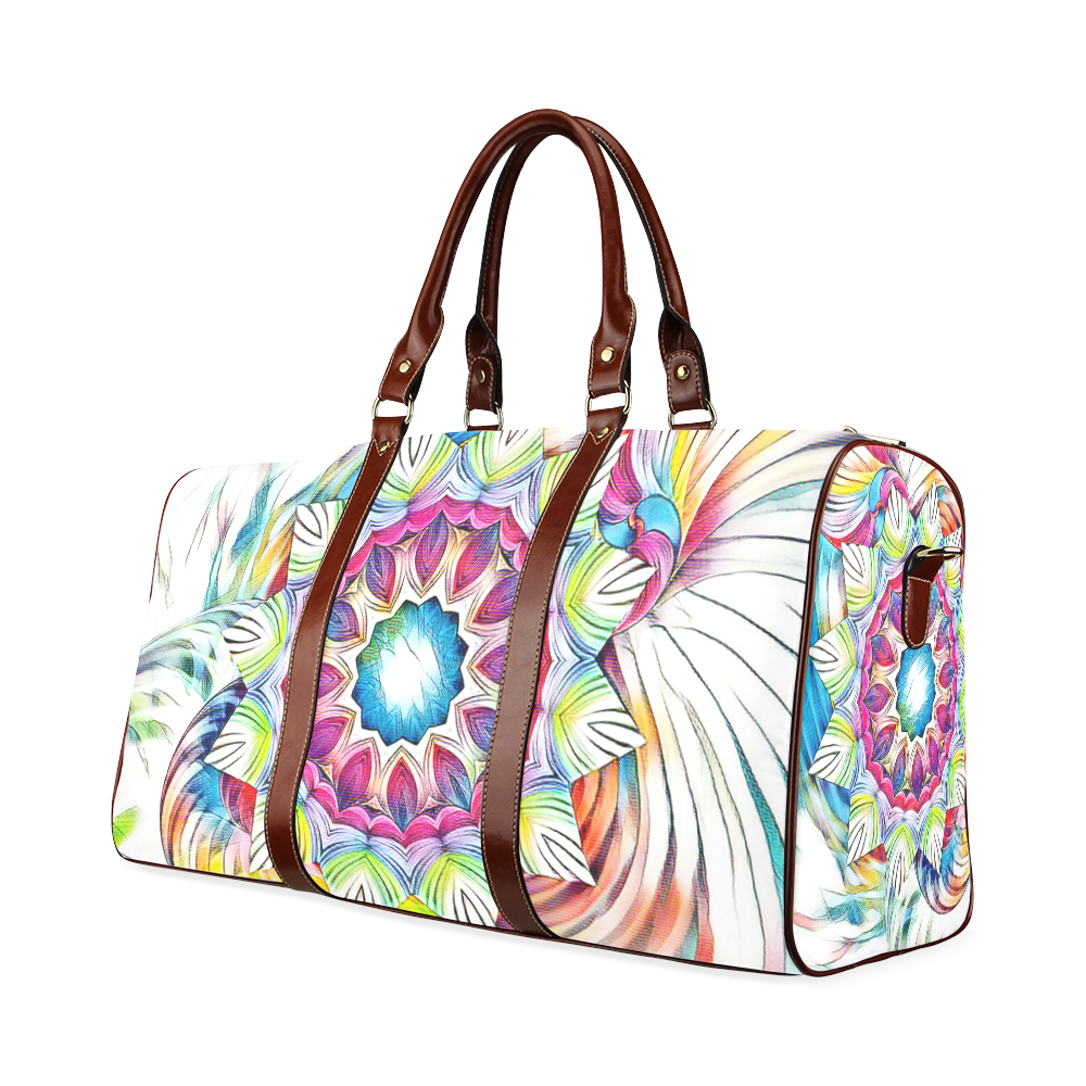 Sunshine Feeling Mandala Waterproof Travel Bag/Small (Model 1639)