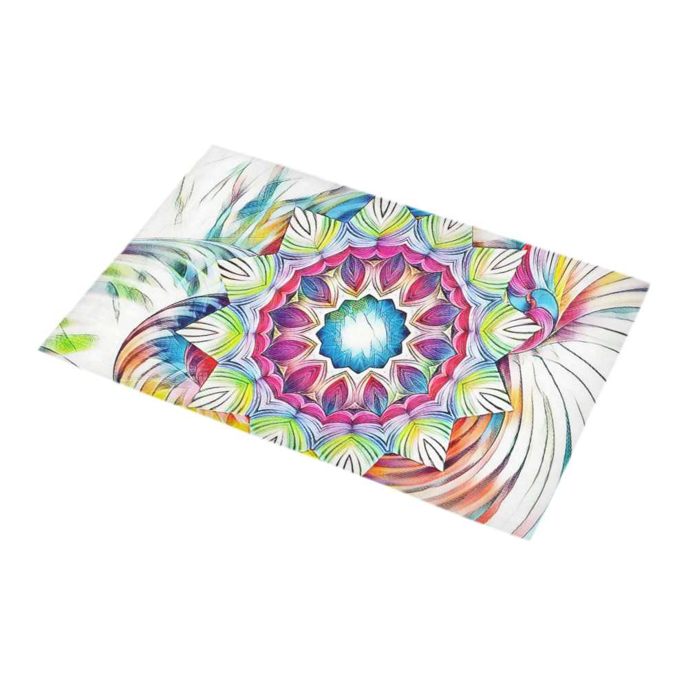 Sunshine Feeling Mandala Bath Rug 16''x 28''