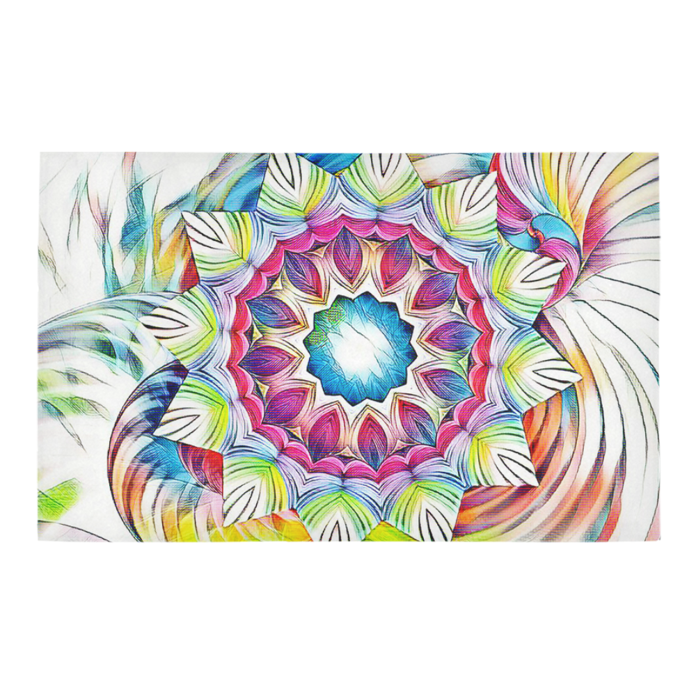 Sunshine Feeling Mandala Bath Rug 20''x 32''