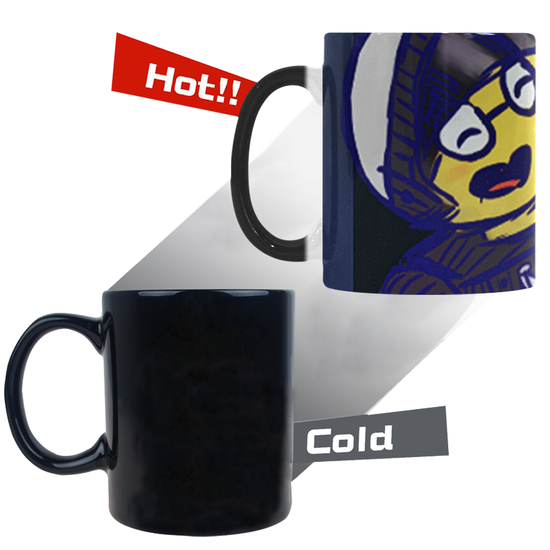 unique friends Custom Morphing Mug