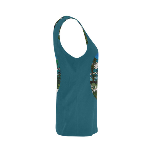 Beyond The Lily Field All Over Print Tank Top for Women (Model T43)