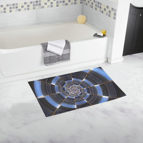 Midnight Crazy Dart Bath Rug 16''x 28''