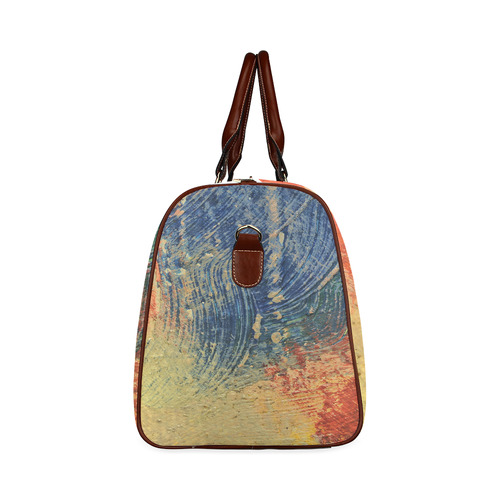 3 colors paint Waterproof Travel Bag/Small (Model 1639)