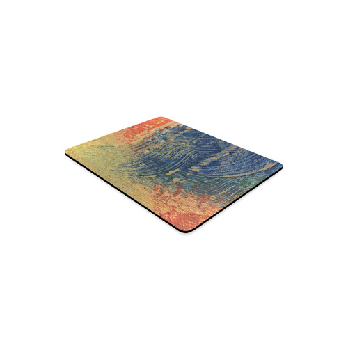 3 colors paint Rectangle Mousepad