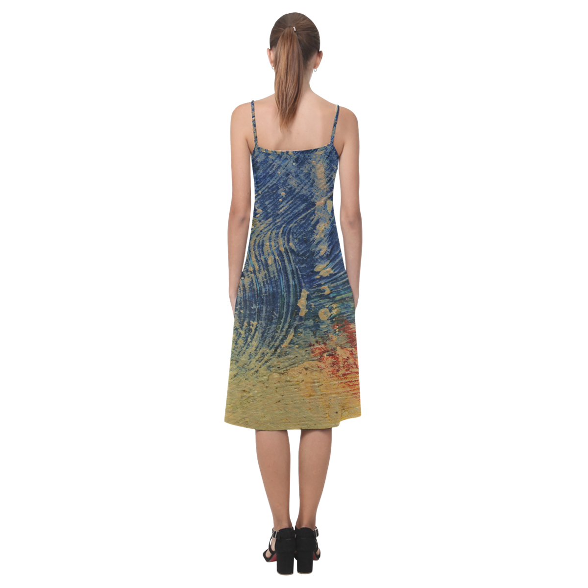 3 colors paint Alcestis Slip Dress (Model D05)