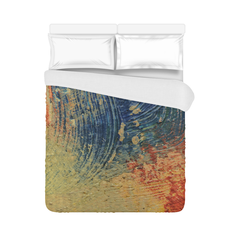 3 colors paint Duvet Cover 86"x70" ( All-over-print)
