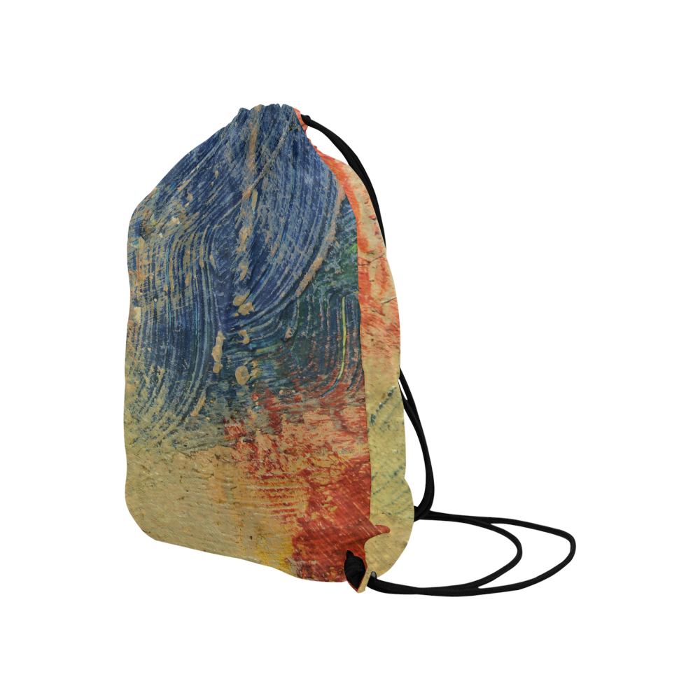 3 colors paint Large Drawstring Bag Model 1604 (Twin Sides)  16.5"(W) * 19.3"(H)