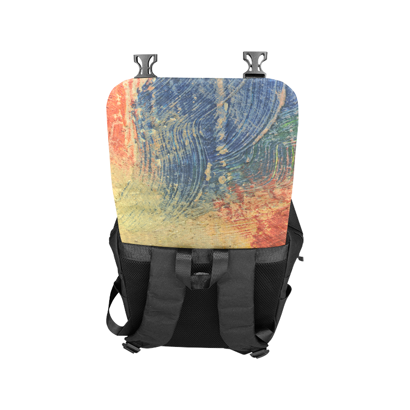 3 colors paint Casual Shoulders Backpack (Model 1623)