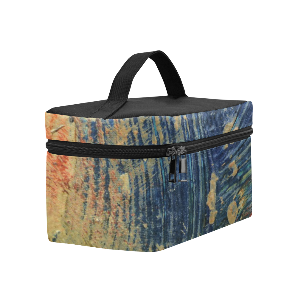 3 colors paint Cosmetic Bag/Large (Model 1658)