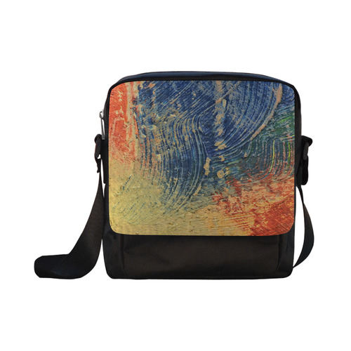 3 colors paint Crossbody Nylon Bags (Model 1633)