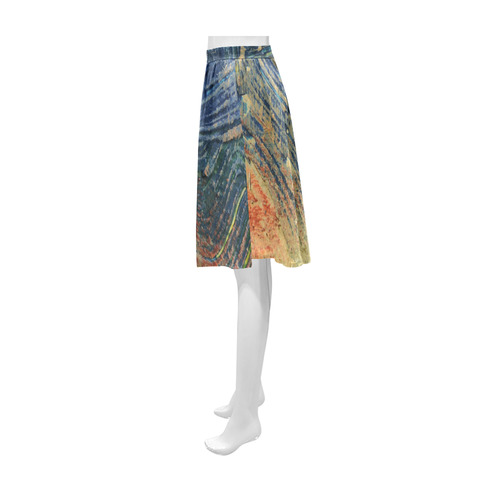 3 colors paint Athena Women's Short Skirt (Model D15)