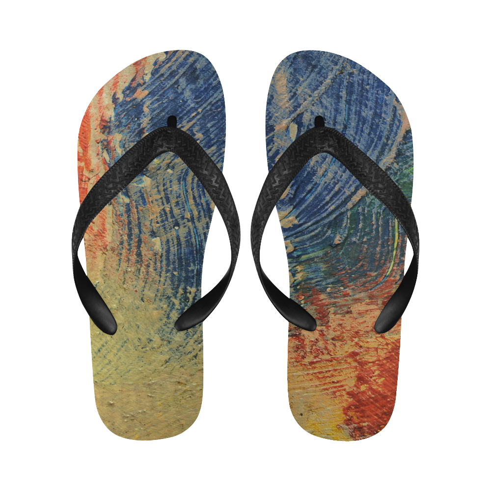 3 colors paint Flip Flops for Men/Women (Model 040)