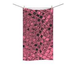 Pink Metallic Custom Towel 16"x28"
