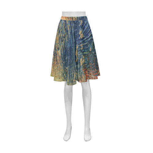 3 colors paint Athena Women's Short Skirt (Model D15)