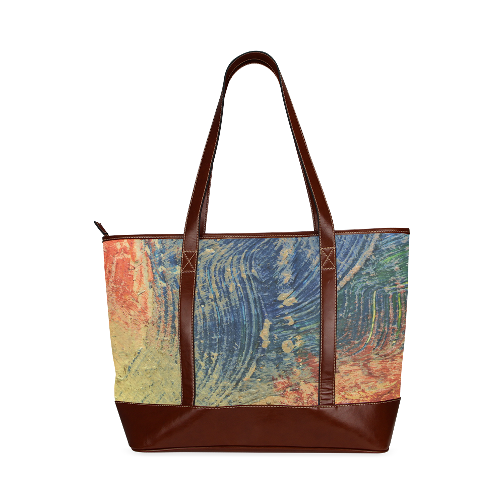 3 colors paint Tote Handbag (Model 1642)