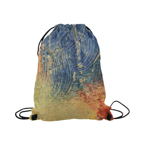 3 colors paint Large Drawstring Bag Model 1604 (Twin Sides)  16.5"(W) * 19.3"(H)