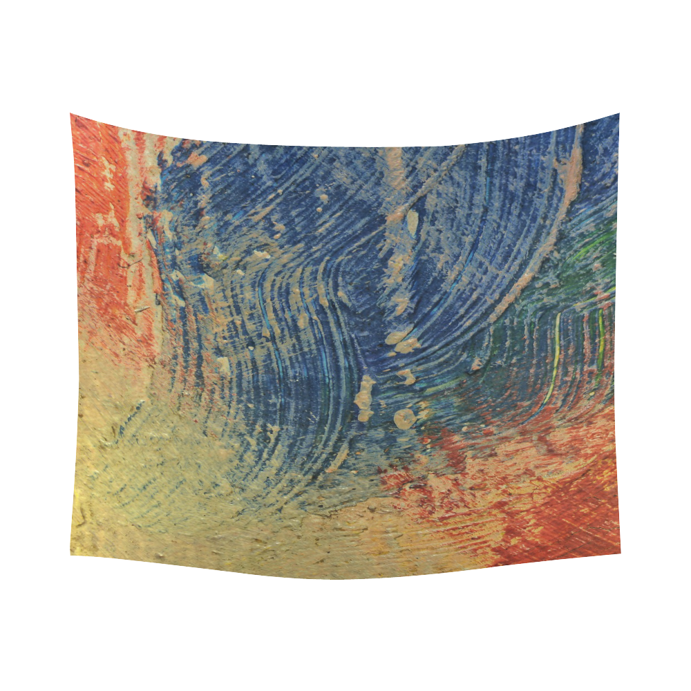 3 colors paint Cotton Linen Wall Tapestry 60"x 51"