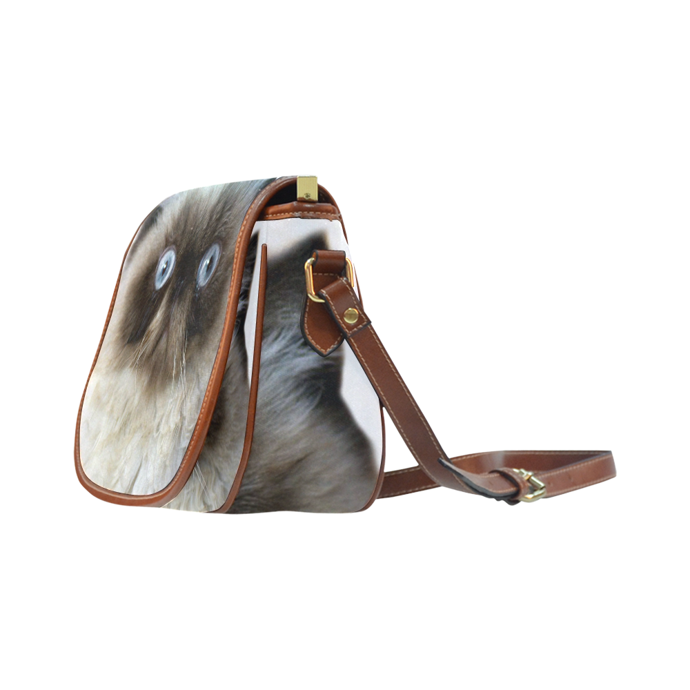 Funny Cat Saddle Bag/Large (Model 1649)