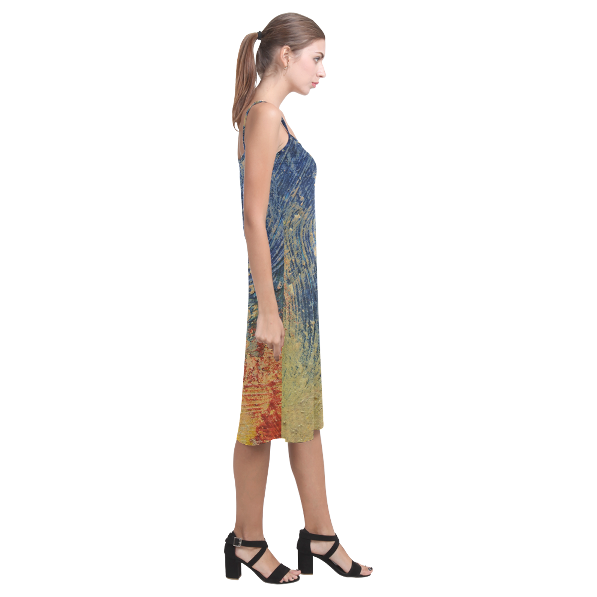 3 colors paint Alcestis Slip Dress (Model D05)