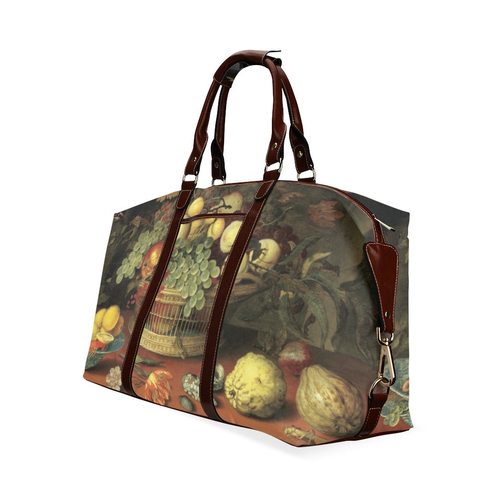 Still Life with Basket of Fruit - Balthasar van de Classic Travel Bag (Model 1643) Remake