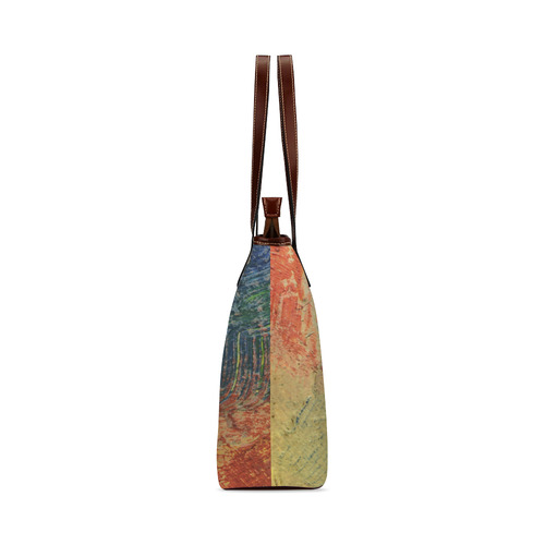3 colors paint Shoulder Tote Bag (Model 1646)