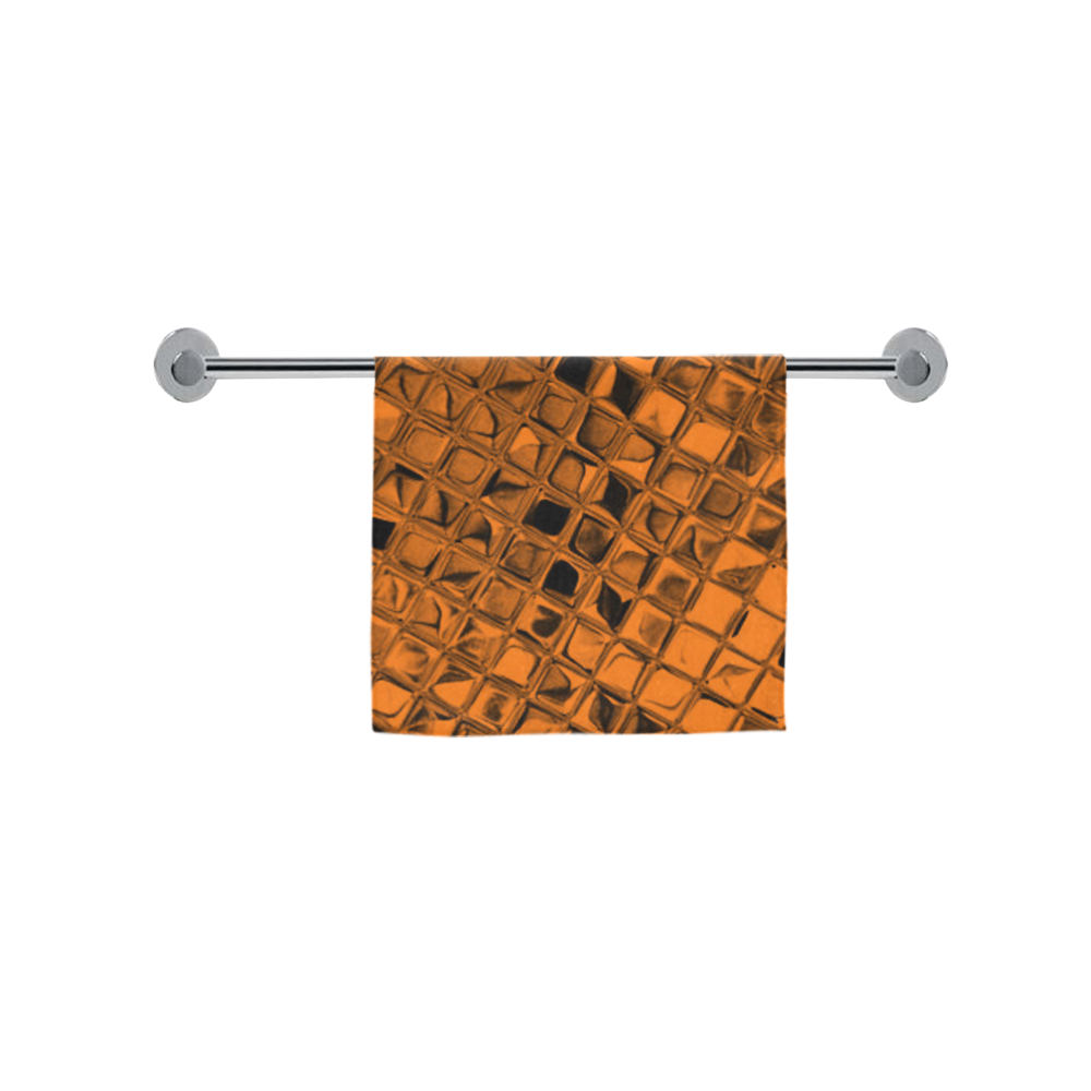 Metallic Orange Custom Towel 16"x28"
