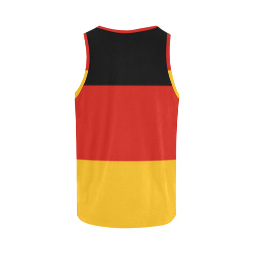 German Flag Colored Stripes All Over Print Tank Top for Women (Model T43)