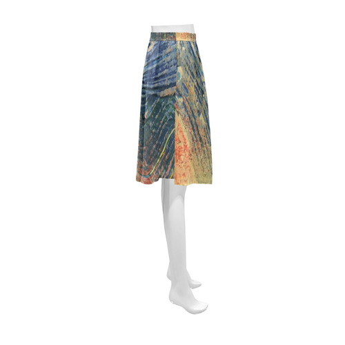 3 colors paint Athena Women's Short Skirt (Model D15)