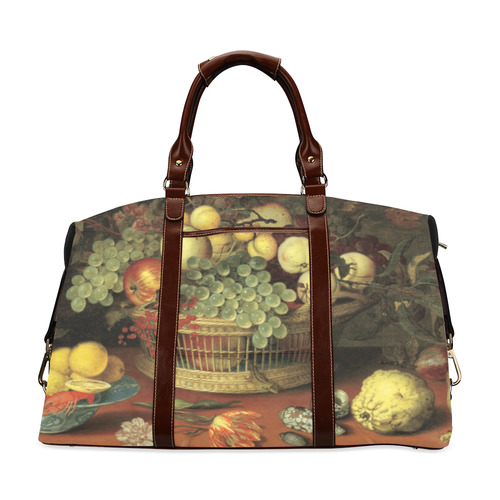 Still Life with Basket of Fruit - Balthasar van de Classic Travel Bag (Model 1643) Remake