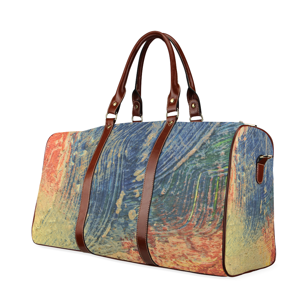 3 colors paint Waterproof Travel Bag/Small (Model 1639)