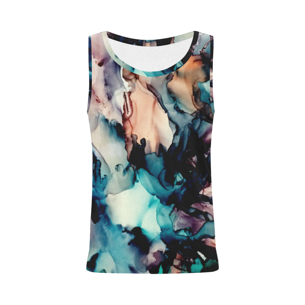Spring is in the Air All Over Print Tank Top for Women (Model T43)