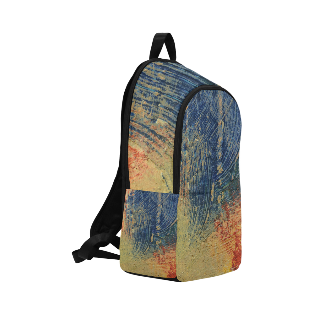 3 colors paint Fabric Backpack for Adult (Model 1659)