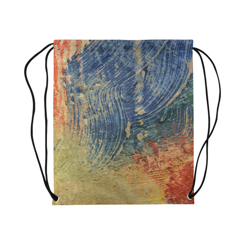 3 colors paint Large Drawstring Bag Model 1604 (Twin Sides)  16.5"(W) * 19.3"(H)