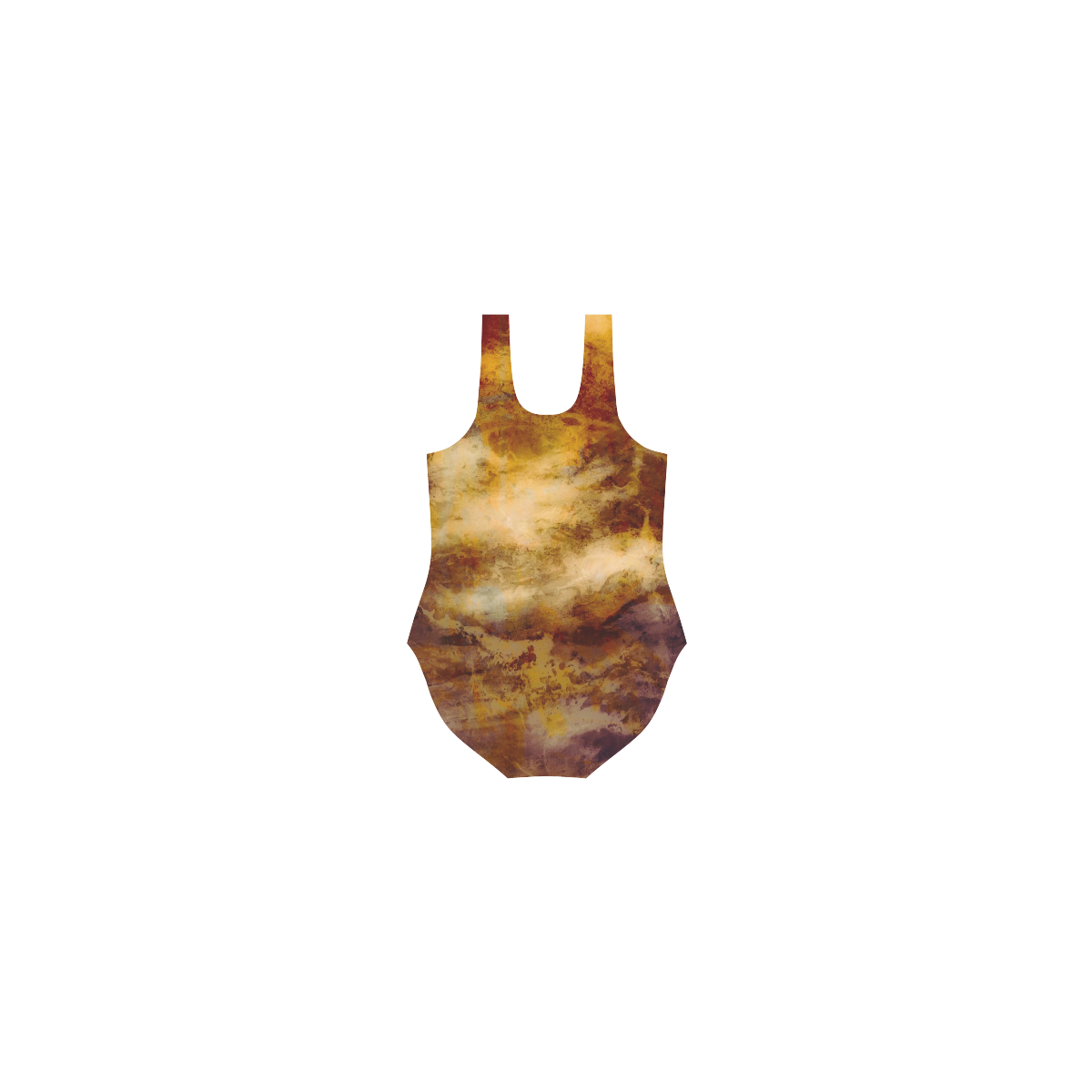 Dusty Spurs Vest One Piece Swimsuit (Model S04)