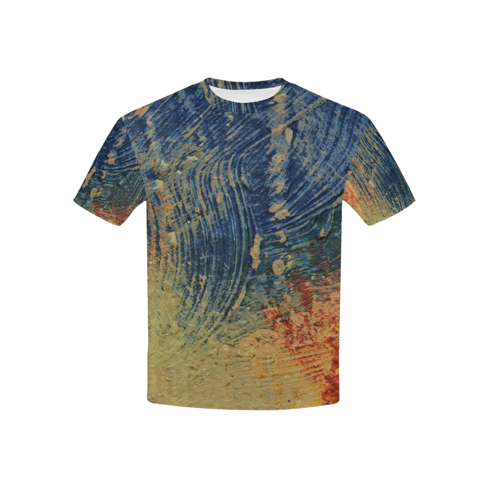 3 colors paint Kids' All Over Print T-shirt (USA Size) (Model T40)