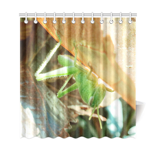 Baby Praying Mantis Nature Insects Shower Curtain 69"x72"