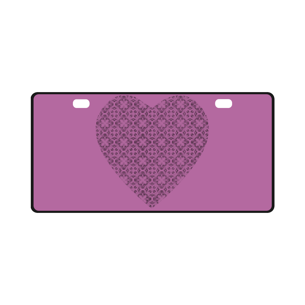 Bodacious Shadow Heart License Plate