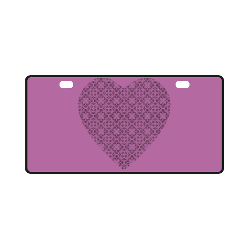 Bodacious Shadow Heart License Plate