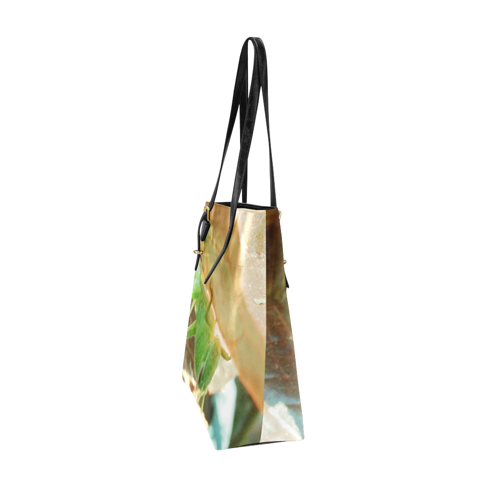 Baby Praying Mantis Nature Insects Euramerican Tote Bag/Small (Model 1655)