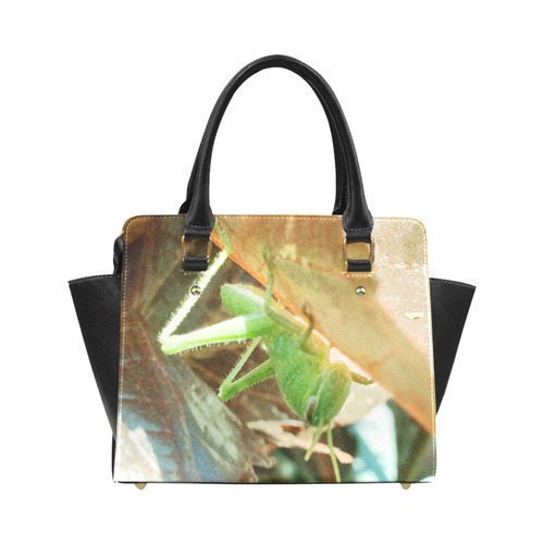 Baby Praying Mantis Nature Insects Classic Shoulder Handbag (Model 1653)