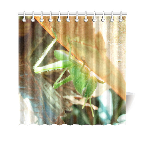 Baby Praying Mantis Nature Insects Shower Curtain 69"x70"
