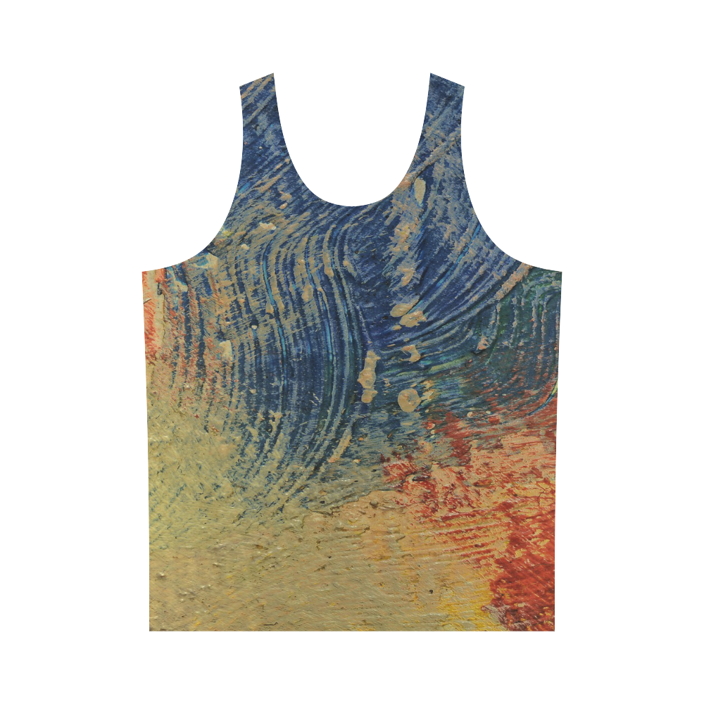 3 colors paint All Over Print Tank Top for Men (Model T43)