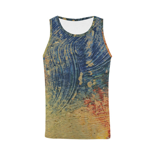 3 colors paint All Over Print Tank Top for Men (Model T43)