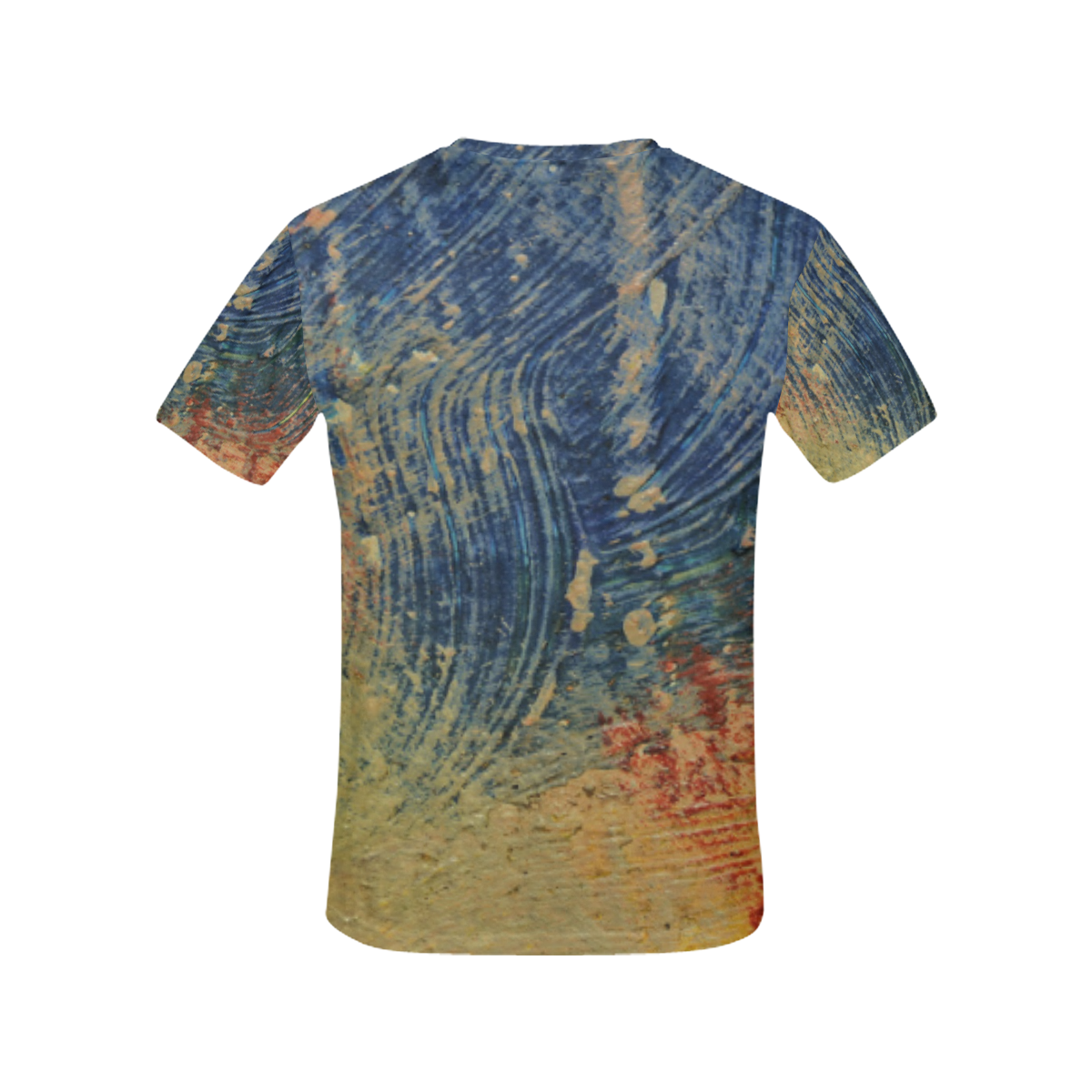 3 colors paint All Over Print T-Shirt for Women (USA Size) (Model T40)