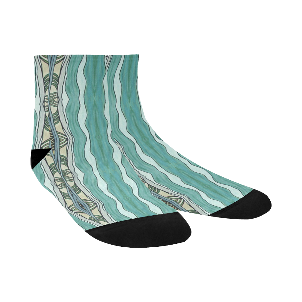 Ocean Energy Quarter Socks