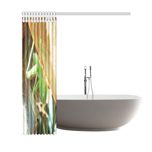 Baby Praying Mantis Nature Insects Shower Curtain 69"x72"