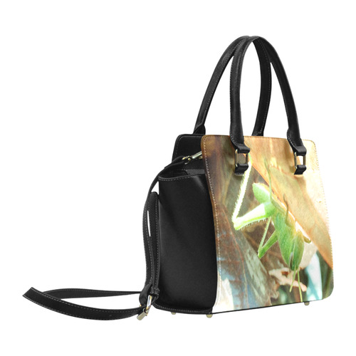 Baby Praying Mantis Nature Insects Classic Shoulder Handbag (Model 1653)