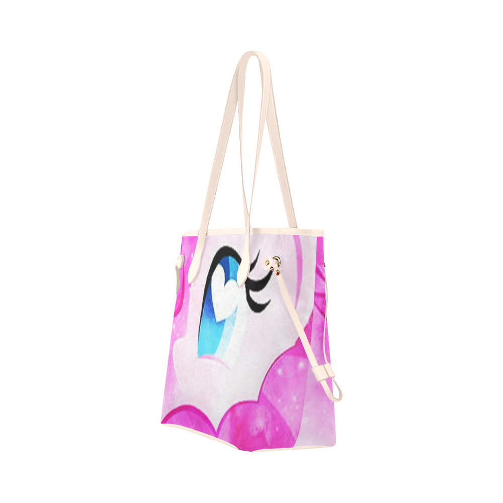 heart pinkie Clover Canvas Tote Bag (Model 1661)