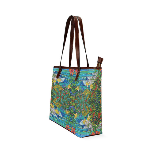 Summer Bliss Shoulder Tote Bag (Model 1646)