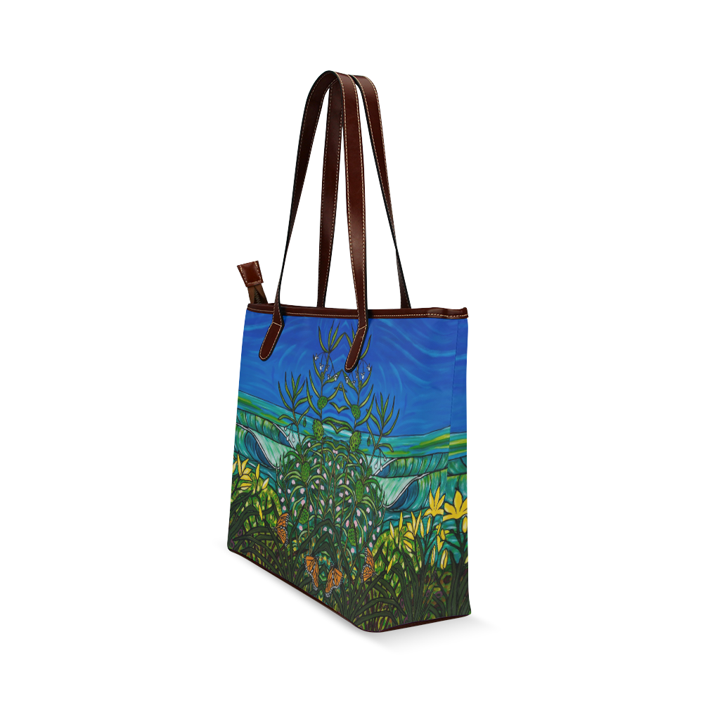 Monarchs Shoulder Tote Bag (Model 1646)